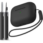AirPods Pro Case with Cleaner Pen Kit Silicone Protective Cover with Lanyard