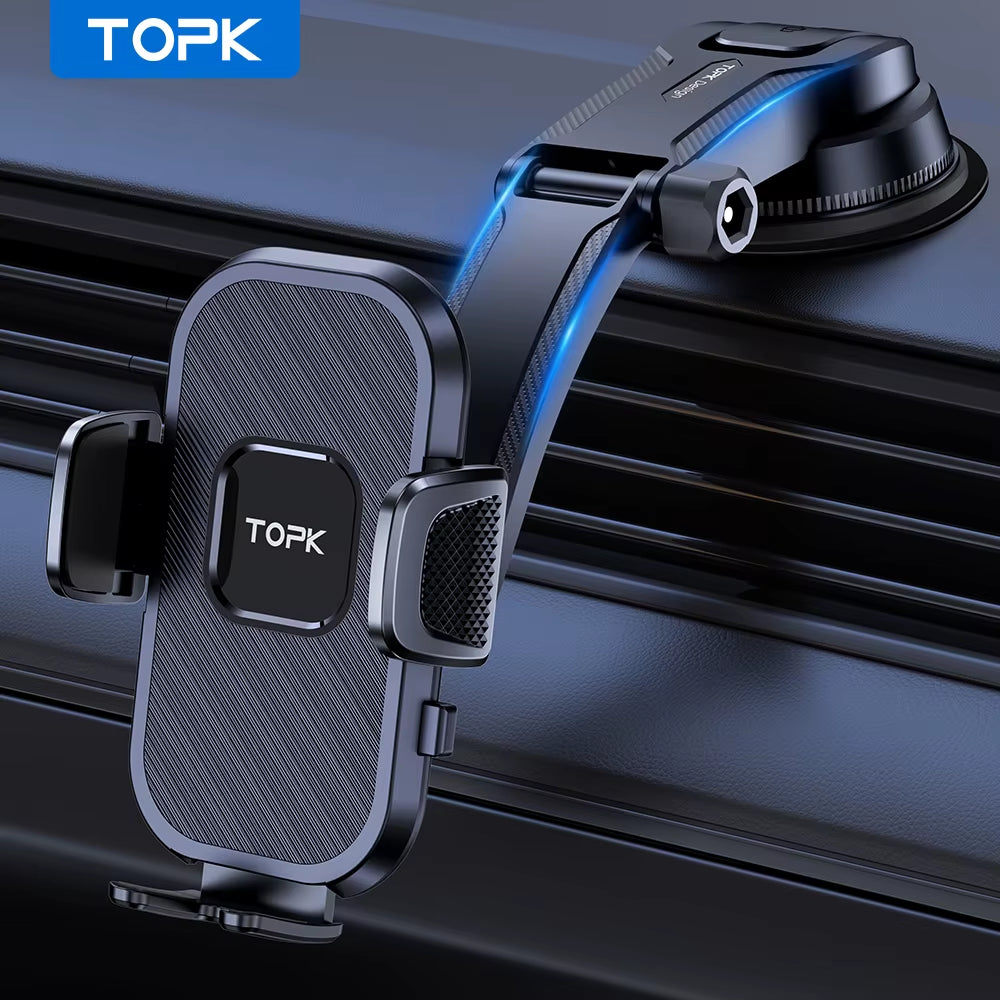 Car Phone Holder Air Vent Dashboard Windshield Mount Adjustable 360 Stand