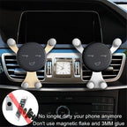 Gravity Car Air Vent Phone Holder Smile Design Universal Phone Mount