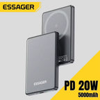 5000mAh Magnetic Wireless Power Bank 20W Fast Charging MagSafe Portable Charger