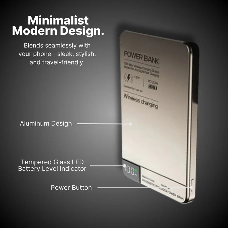 Snap-On Magnetic Power Bank