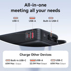 20000mAh Power Bank 65W Fast Charging Built-in USB C Cable Laptop Charger