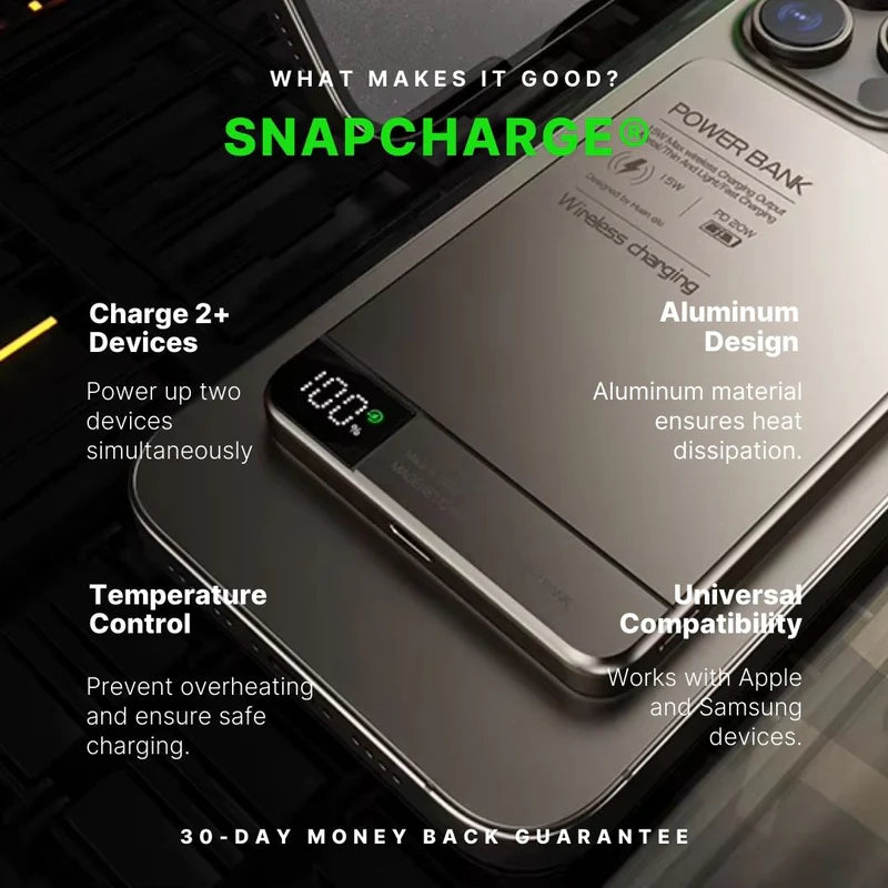 Snap-On Magnetic Power Bank