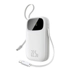10000mAh 20000mAh Power Bank 22.5W Fast Charging Built-in USB-C Lightning Cable