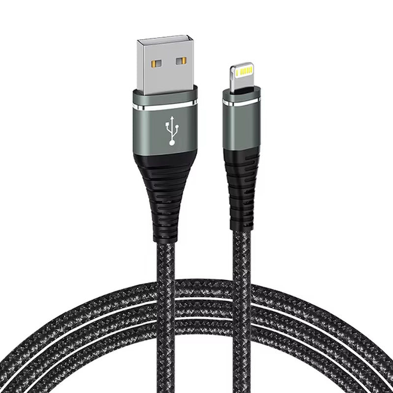 Lightning Cable Fast Charging iPhone Cord Nylon Braided MFi Certified