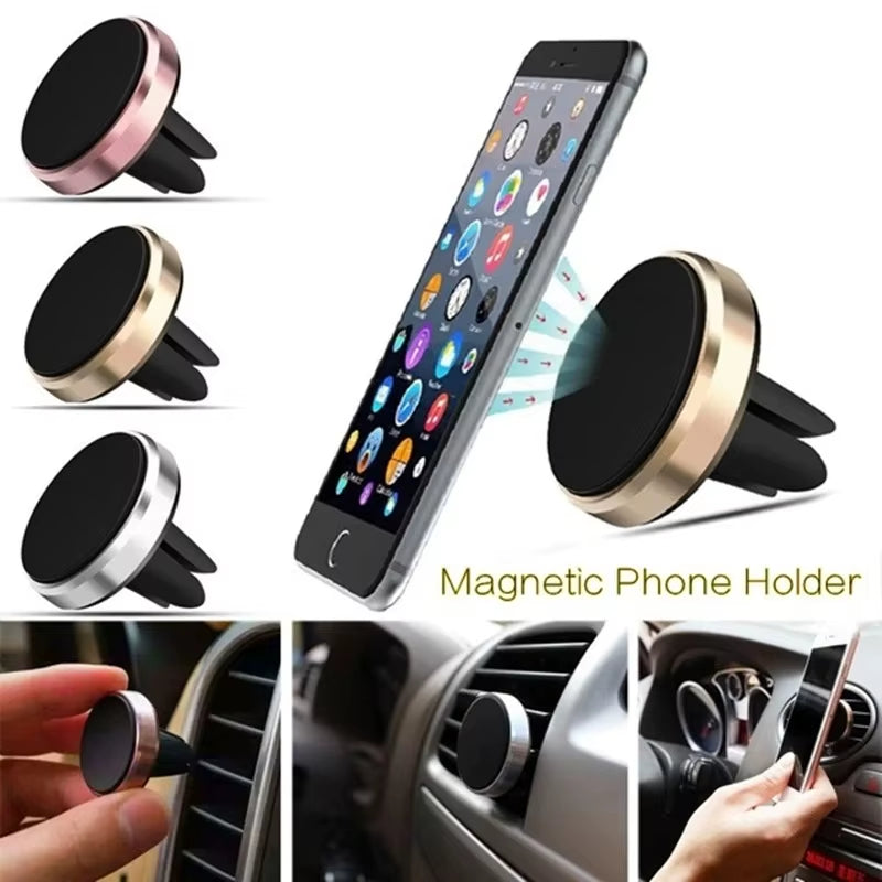 Magnetic Car Phone Holder Air Vent Mount Universal Smartphone Stand