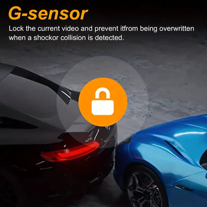 Dual View 1080P Dash Cam – Front & Inside Recording with Night Vision
