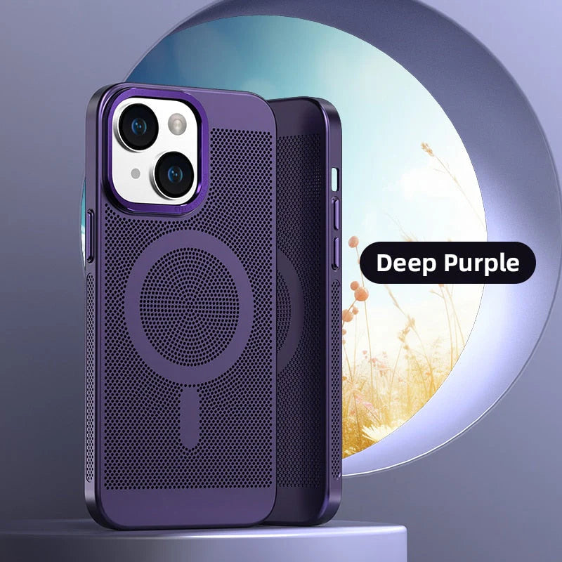 Breathable Mesh Magnetic iPhone Case
