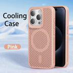 MagSafe Cooling Mesh iPhone Case Heat Dissipation Breathable Shockproof Cover