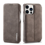 Leather Flip Wallet iPhone Case Card Holder Magnetic Book Cover