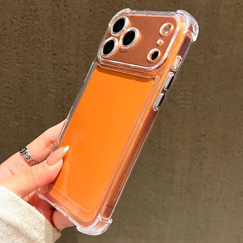 Clear Shockproof iPhone Case Transparent Bumper Anti-Scratch Protective Cover