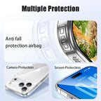 Luxury Clear Soft TPU iPhone Case Transparent Slim Protective Cover