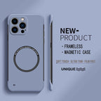 Ultra Thin Matte Magnetic iPhone Case Frameless Hard PC Slim Cover