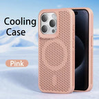 MagSafe Cooling Mesh iPhone Case Heat Dissipation Breathable Shockproof Cover