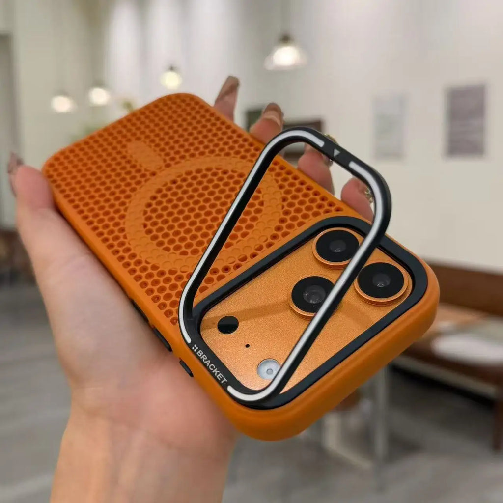 MagSafe Cooling Mesh iPhone Case Camera Mount Shockproof Protective Cover
