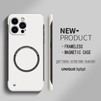 Ultra Thin Matte Magnetic iPhone Case Frameless Hard PC Slim Cover