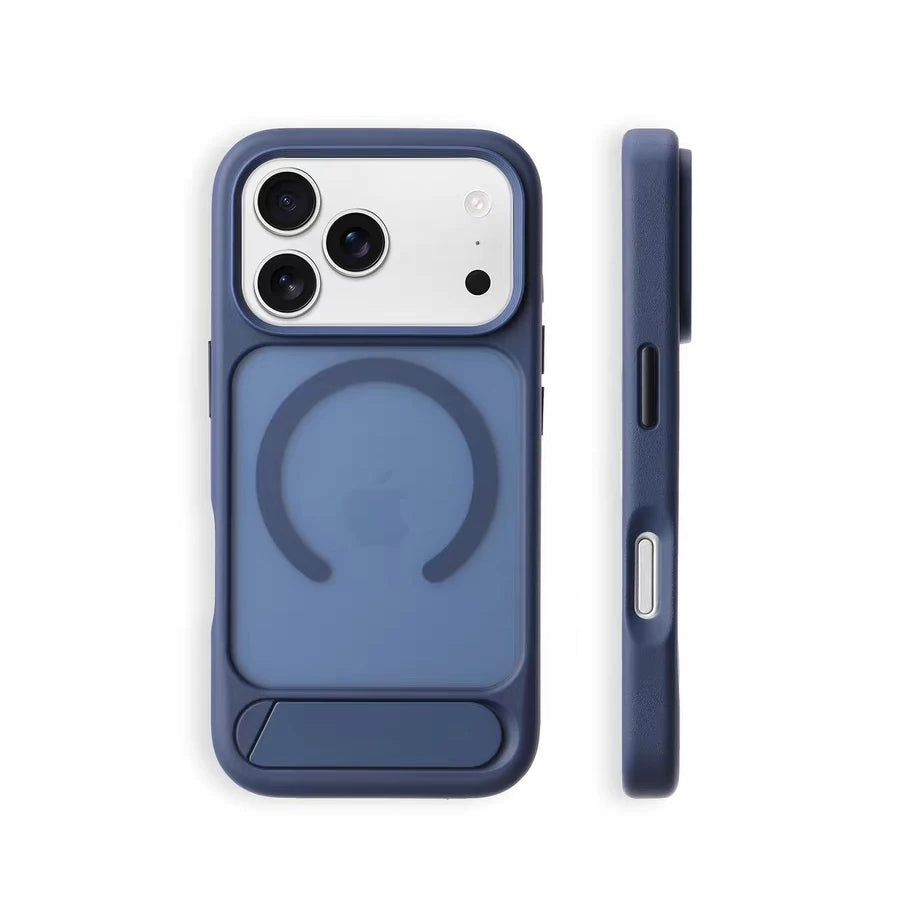 MagSafe Invisible Stand iPhone Case Matte Magnetic Kickstand Protective Cover
