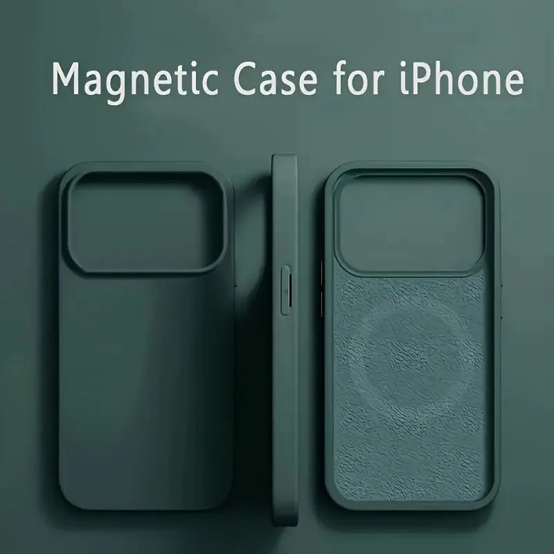 MagSafe Liquid Silicone Shockproof iPhone Case Magnetic Soft Protective Cover