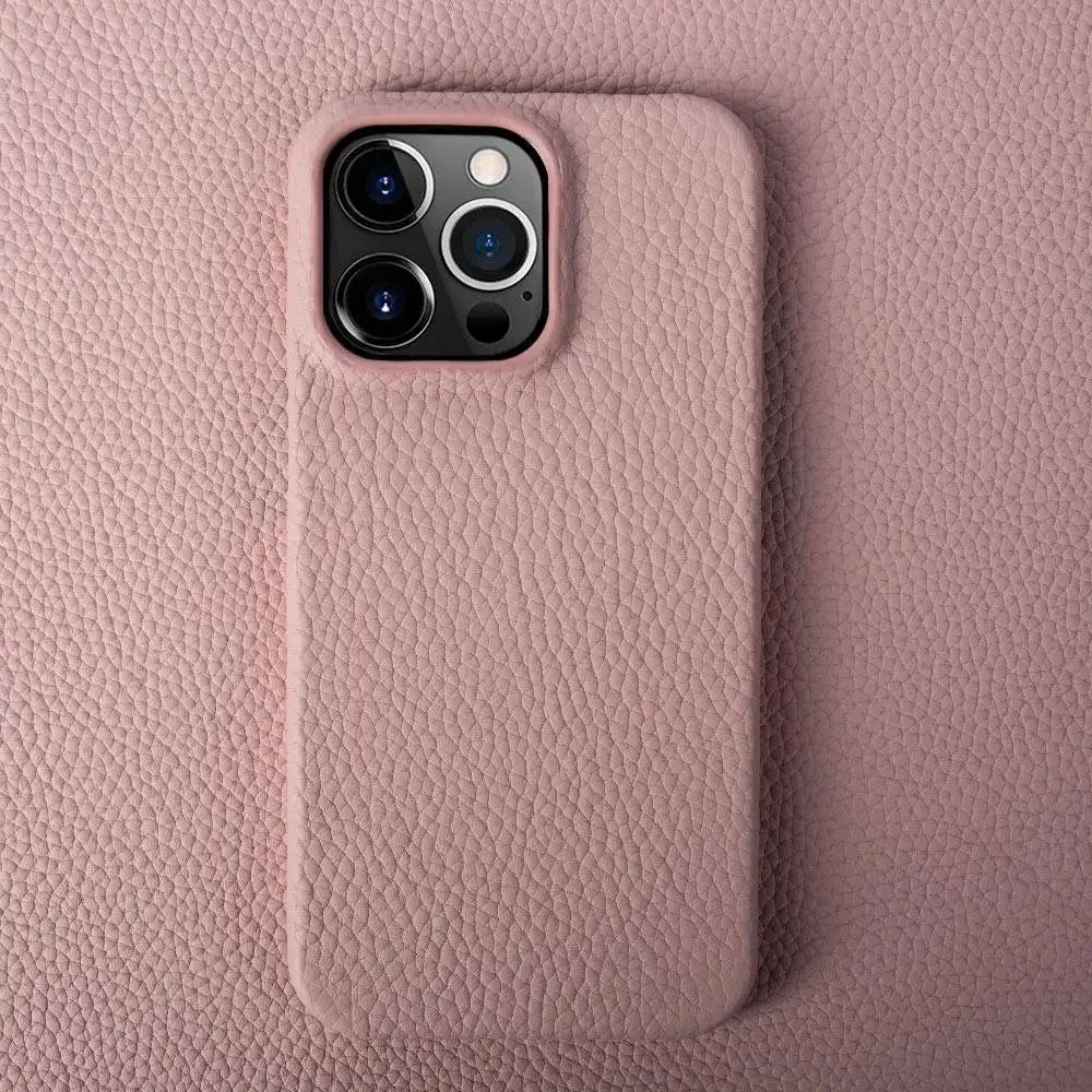 Luxury Genuine Leather iPhone Case Slim Shockproof Premium Cover
