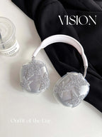 Cute Bling Star AirPods Max Case Soft Silicone Cartoon Protective Cover