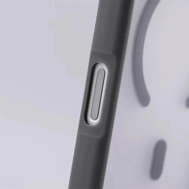 Translucent Matte MagSafe iPhone Case Magnetic Shockproof Protective Cover