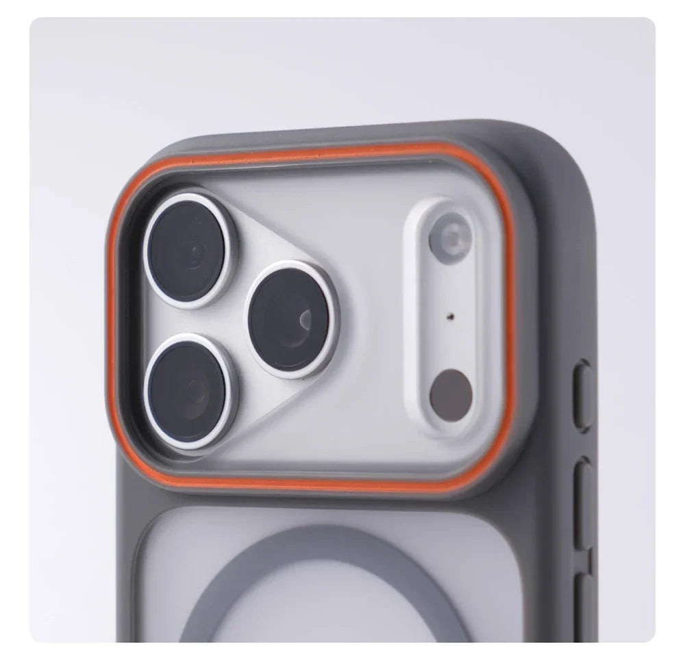 Translucent Matte MagSafe iPhone Case Magnetic Shockproof Protective Cover