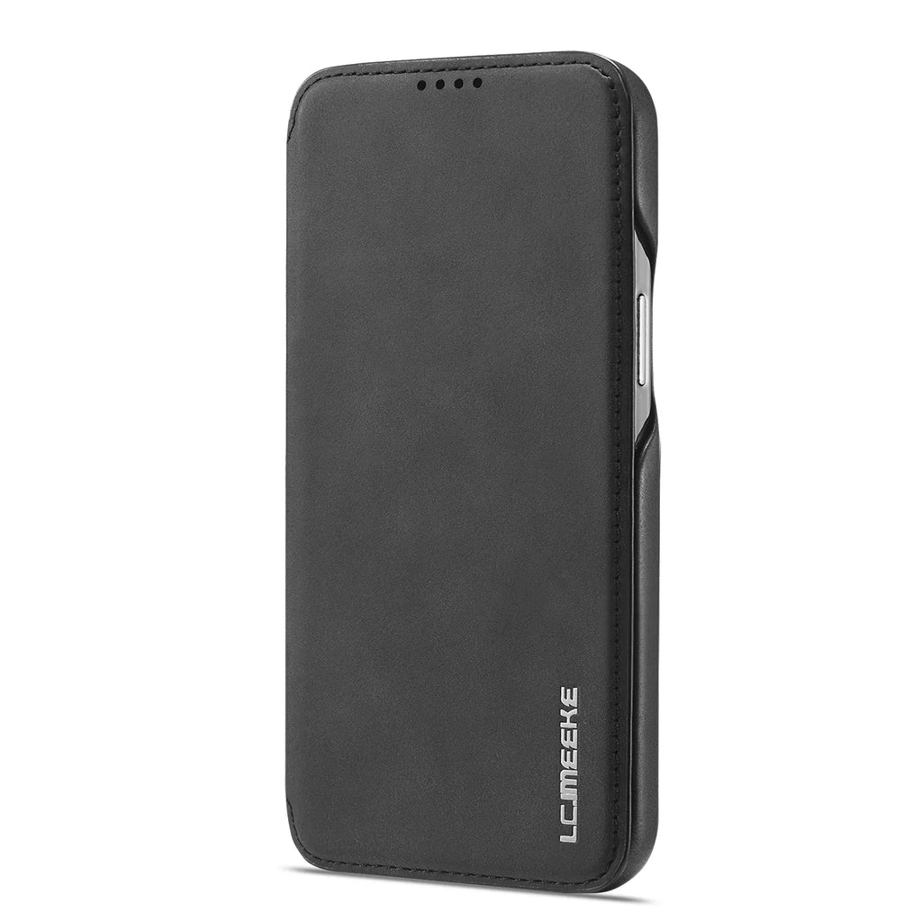 Leather Flip Wallet iPhone Case Card Holder Magnetic Book Cover