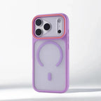 Translucent Matte MagSafe iPhone Case Magnetic Shockproof Protective Cover
