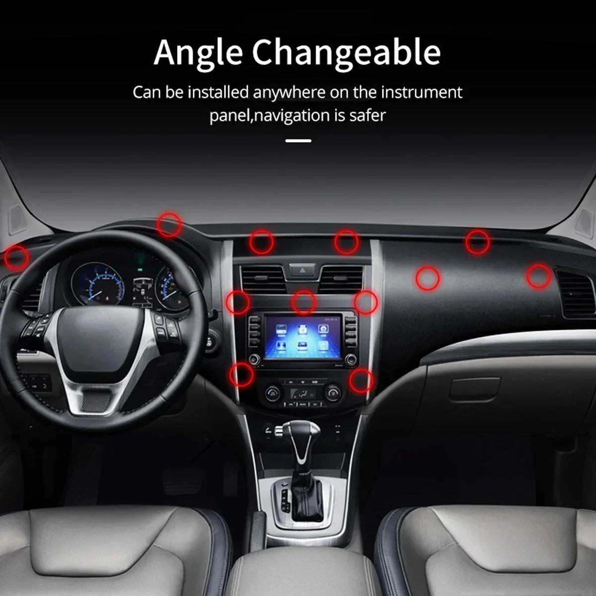 Magnetic Car Phone Holder Air Vent Mount Universal Dashboard Stand