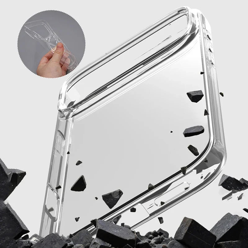 Ultra Thin Clear TPU iPhone Case Transparent Soft Shockproof Cover