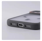 Translucent Matte MagSafe iPhone Case Magnetic Shockproof Protective Cover