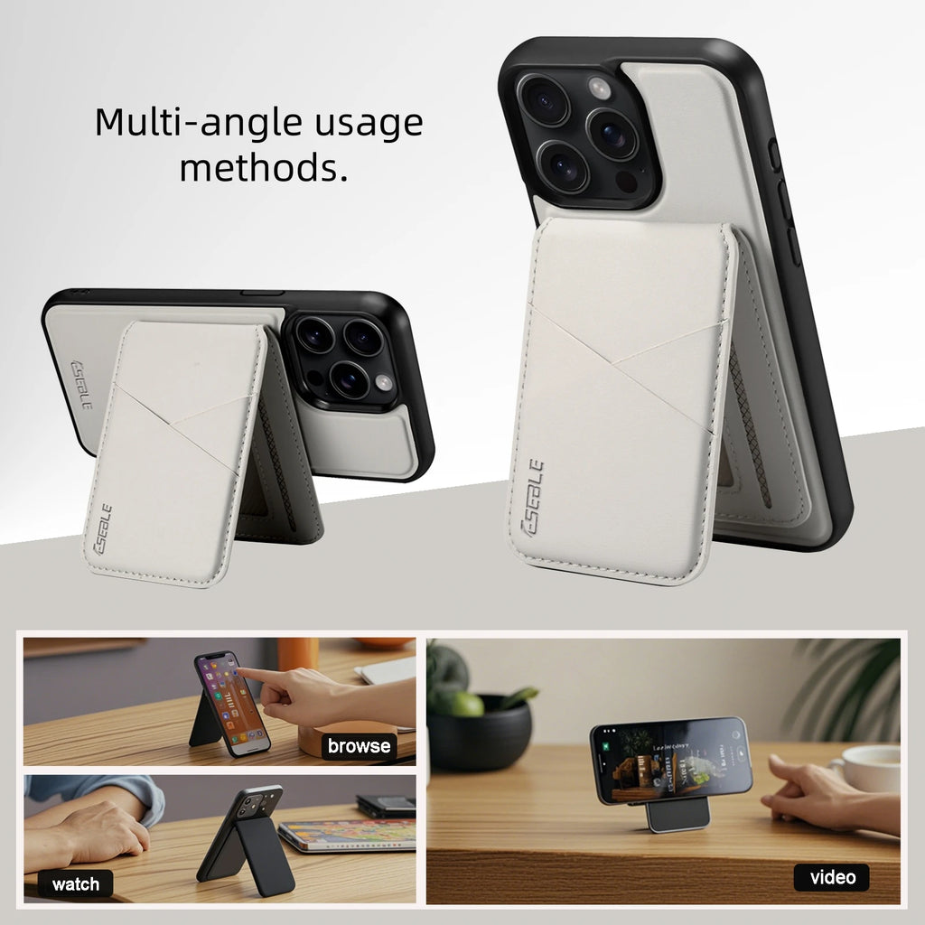 2-in-1 Magnetic Detachable Leather iPhone Case Wallet Card Holder Cover