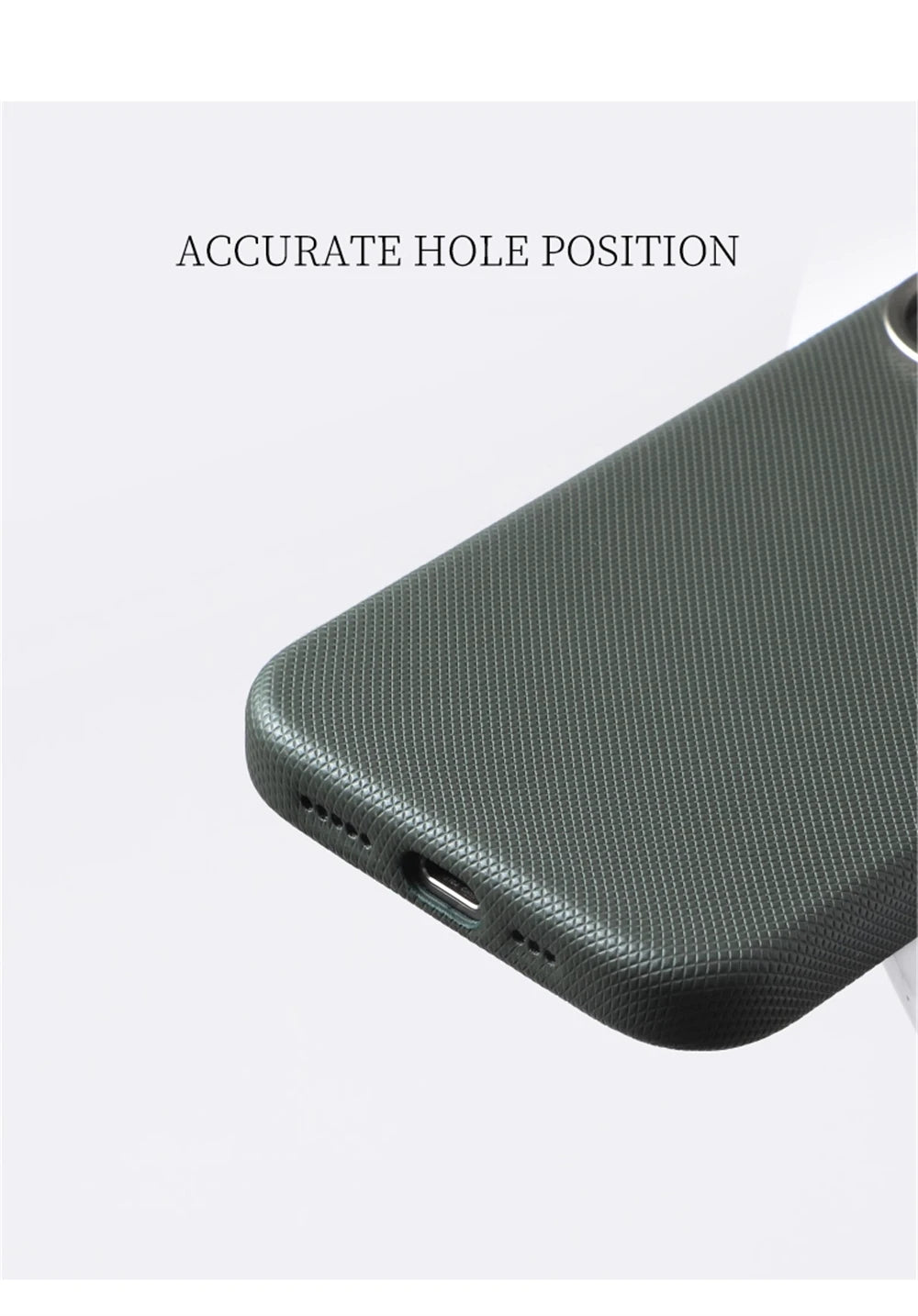 Luxury Diamond Texture MagSafe Leather iPhone Case Alloy Lens Protective Cover
