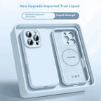 Candy Color MagSafe Liquid Silicone iPhone Case Soft Magnetic Protective Cover