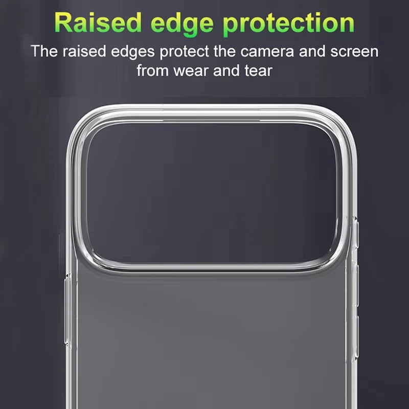 Ultra Thin Clear TPU iPhone Case Transparent Soft Shockproof Cover