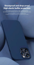 MagSafe Liquid Silicone iPhone Case Magnetic Soft Anti-Slip Protective Cover