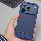 MagSafe Invisible Stand iPhone Case Matte Magnetic Kickstand Protective Cover
