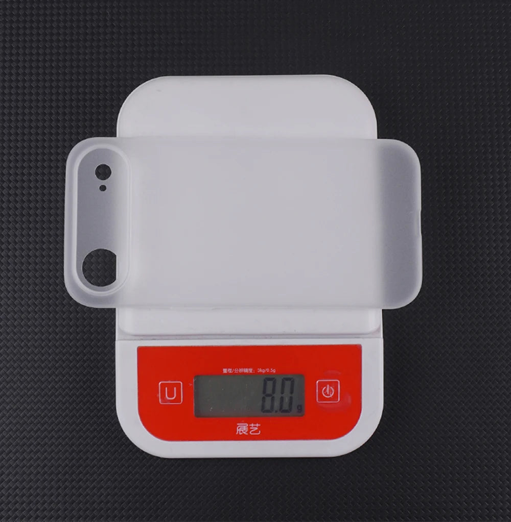 0.3mm Ultra Thin Matte iPhone Case Slim Translucent PP Hard Protective Cover
