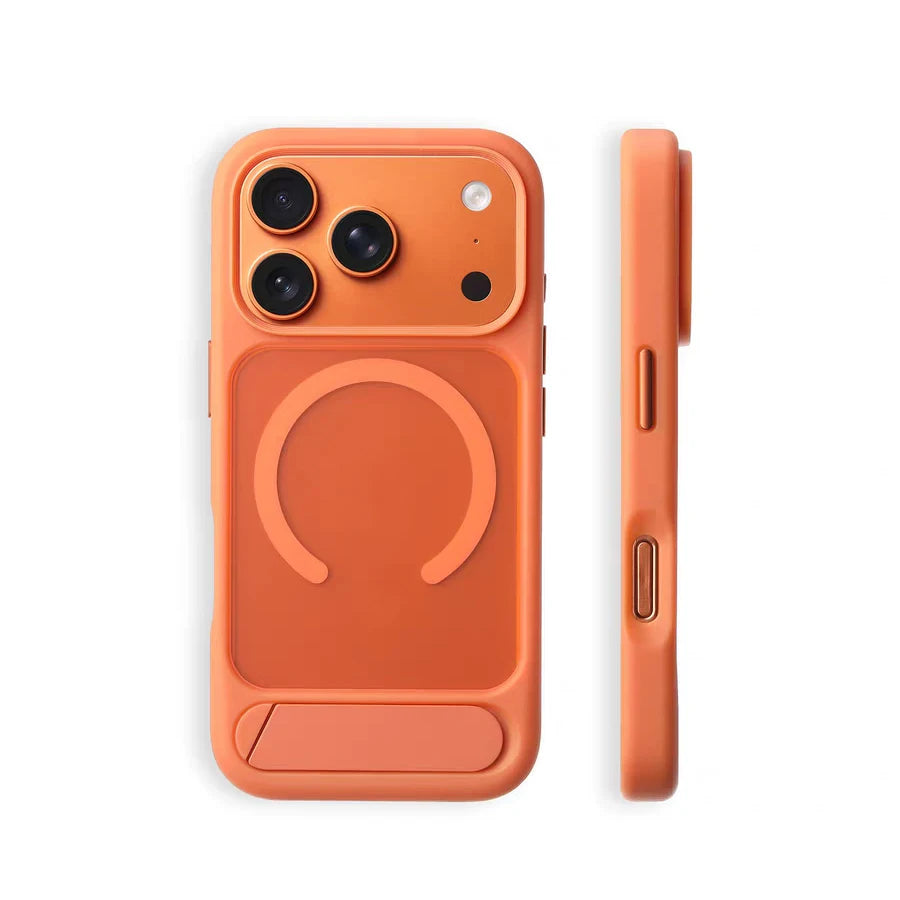 MagSafe Invisible Stand iPhone Case Matte Magnetic Kickstand Protective Cover
