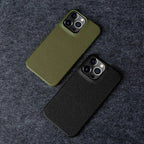 Luxury Genuine Leather iPhone Case Slim Shockproof Premium Cover