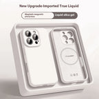 Candy Color MagSafe Liquid Silicone iPhone Case Soft Magnetic Protective Cover