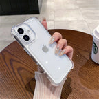 Clear Shockproof iPhone Case Transparent Bumper Anti-Scratch Protective Cover