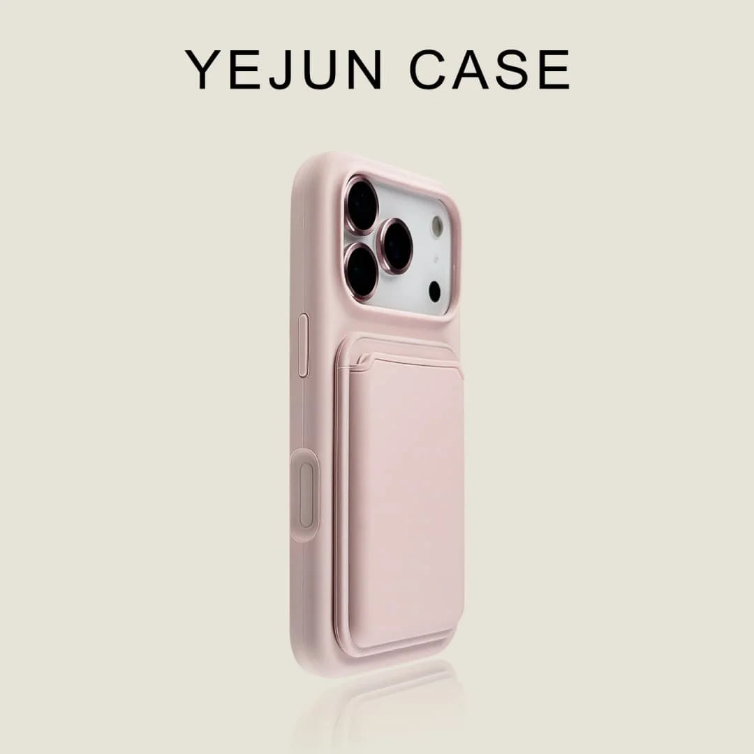 Silicone Card Holder iPhone Case Wallet Shockproof Protective Cover