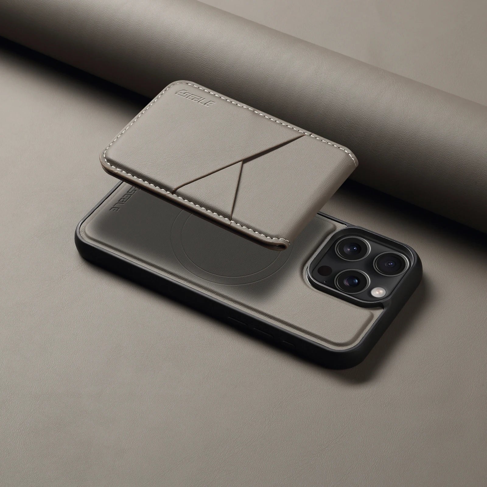 2-in-1 Magnetic Detachable Leather iPhone Case Wallet Card Holder Cover