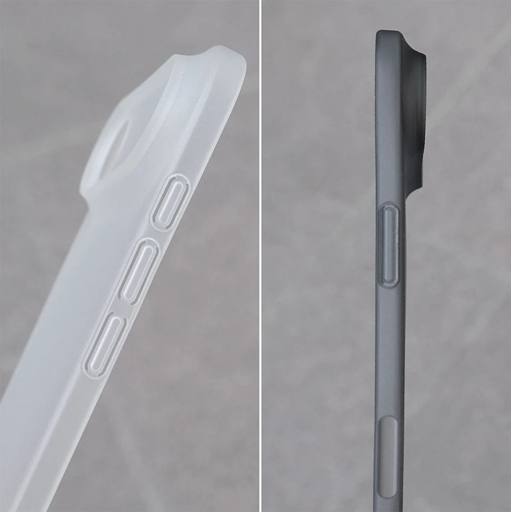 0.3mm Ultra Thin Matte iPhone Case Slim Translucent PP Hard Protective Cover