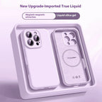 Candy Color MagSafe Liquid Silicone iPhone Case Soft Magnetic Protective Cover