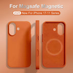 MagSafe Liquid Silicone iPhone Case Magnetic Soft Anti-Slip Protective Cover