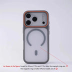 Translucent Matte MagSafe iPhone Case Magnetic Shockproof Protective Cover