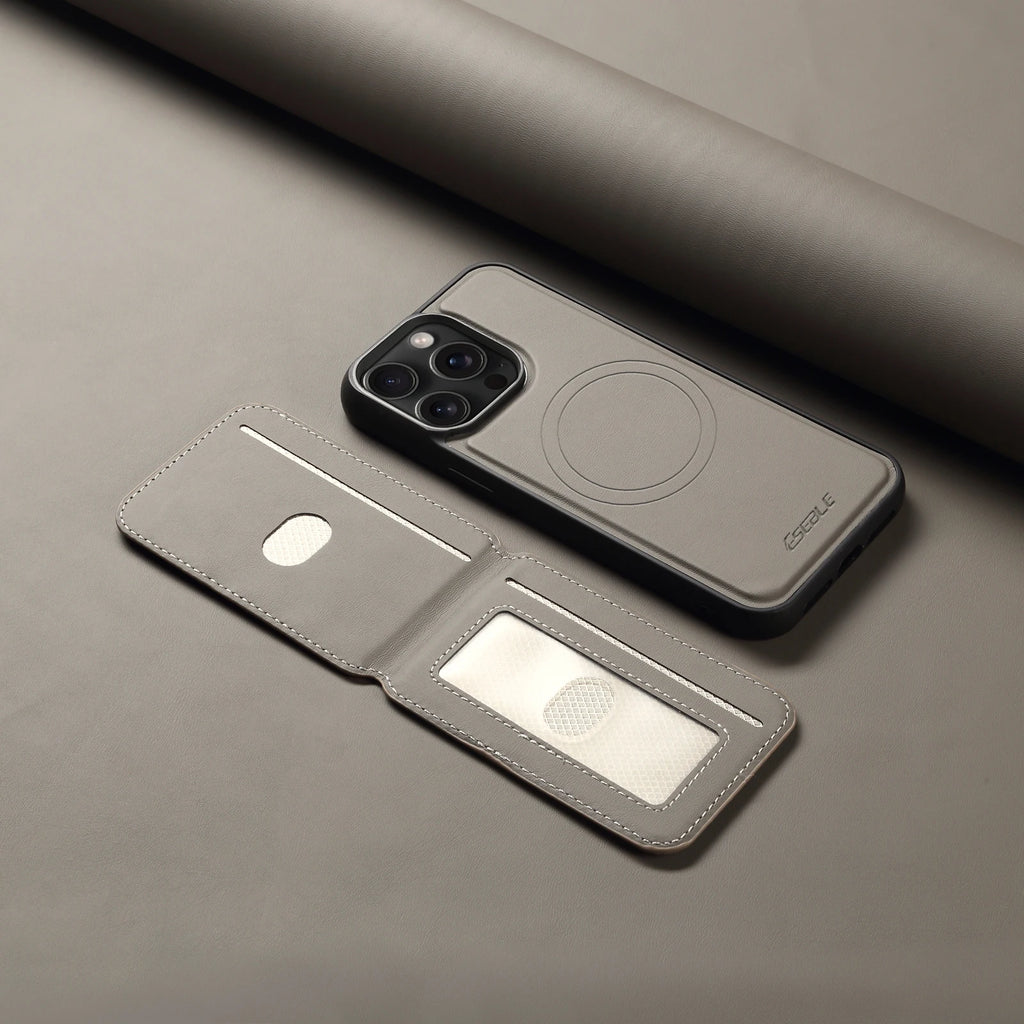 2-in-1 Magnetic Detachable Leather iPhone Case Wallet Card Holder Cover