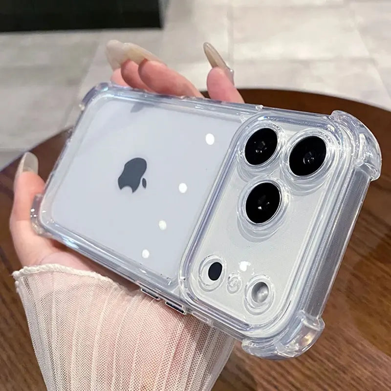 Clear Shockproof iPhone Case Transparent Bumper Anti-Scratch Protective Cover Main image